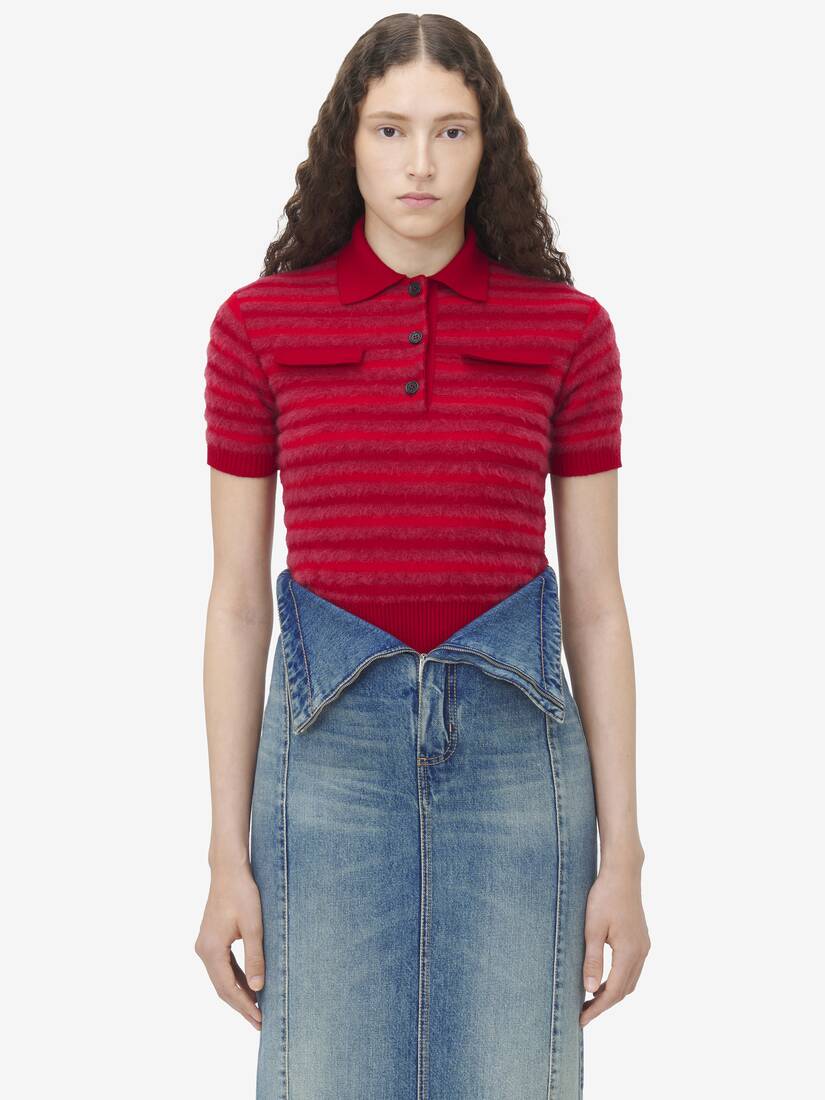 Jupe En Denim À Taille Repliée