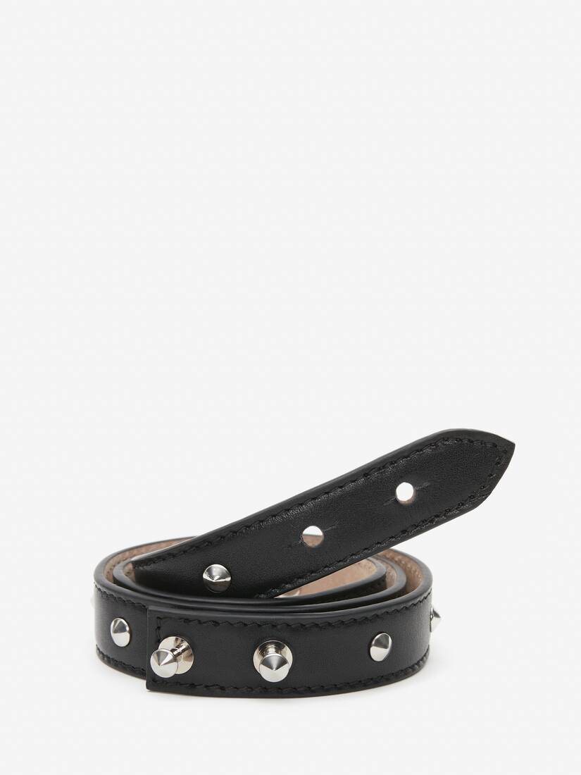 thin studded belt