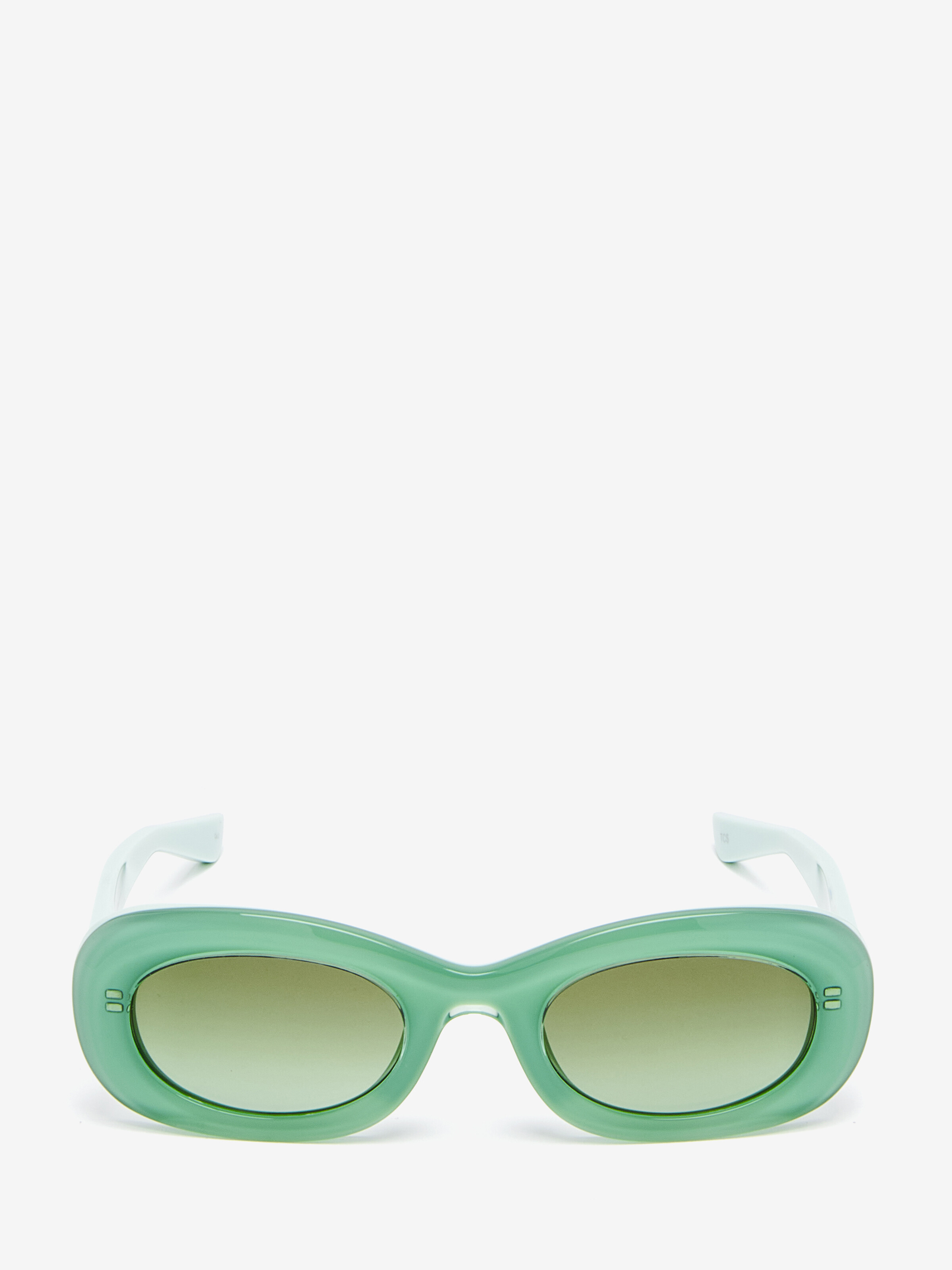 McQueen Logo Oval Sunglasses