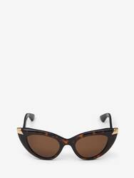 Punk Rivet Cat-eye Sunglasses