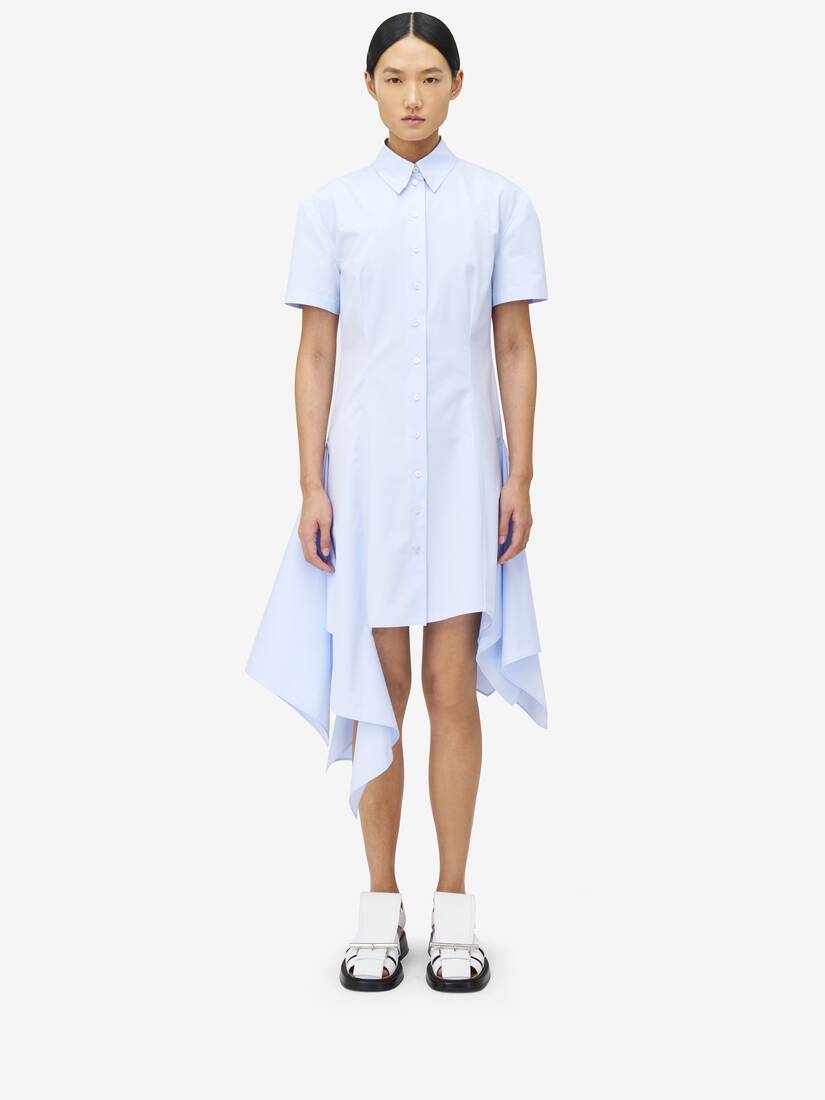 Asymmetric Shirt Dress