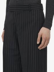 Pinstripe Low Rise Trousers