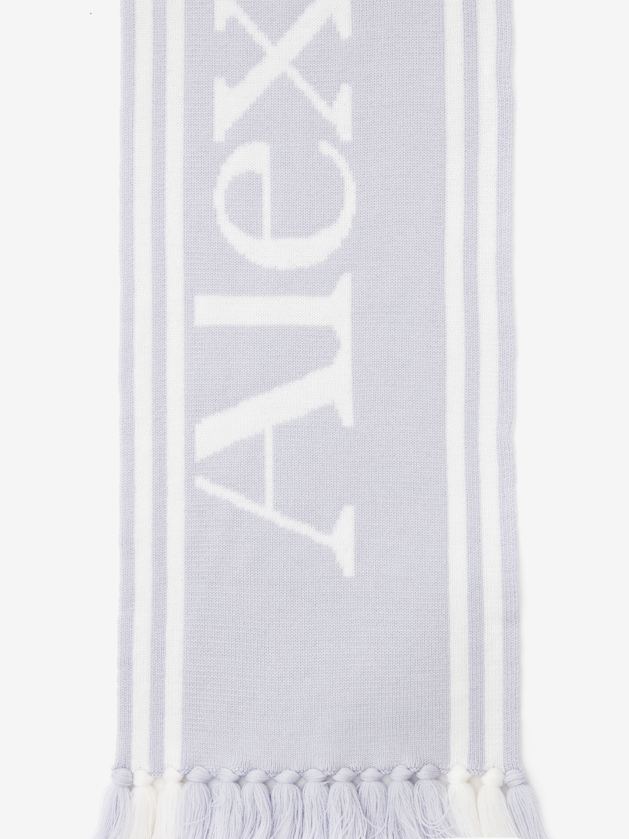 Sciarpa in maglia McQueen da Donna in Lilla/Avorio in 100% Lana | Alexander McQueen - image 4