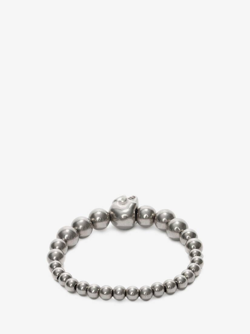 ブレスレット Alexander Mcqueen Bracciale Skull Men's Skull Chain Bracelet in Silver | Alexander McQueen US