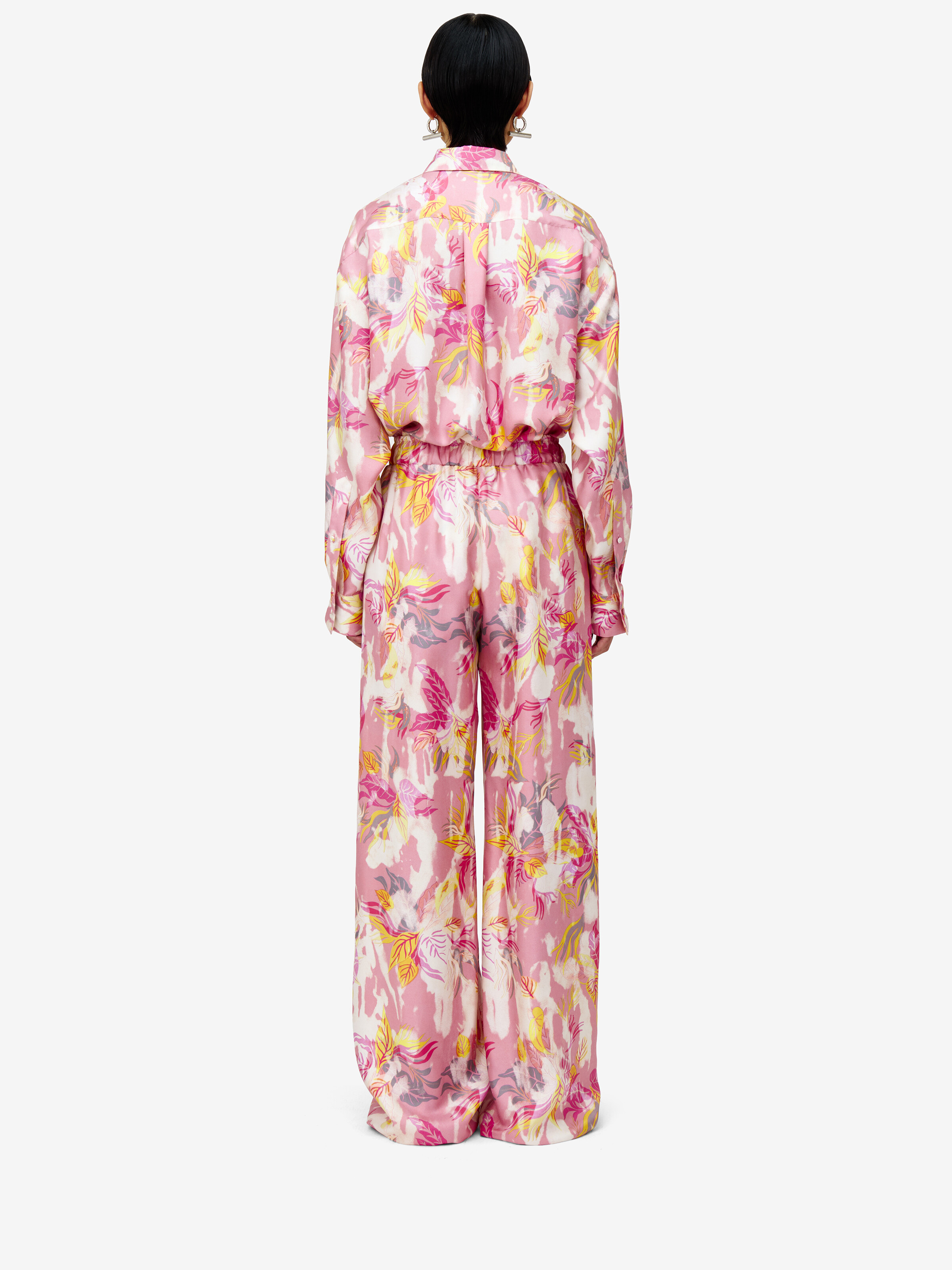 Floral居家長褲