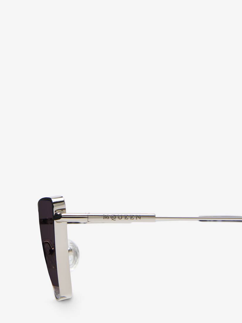 Metal T-Bar Cat-Eye Sunglasses