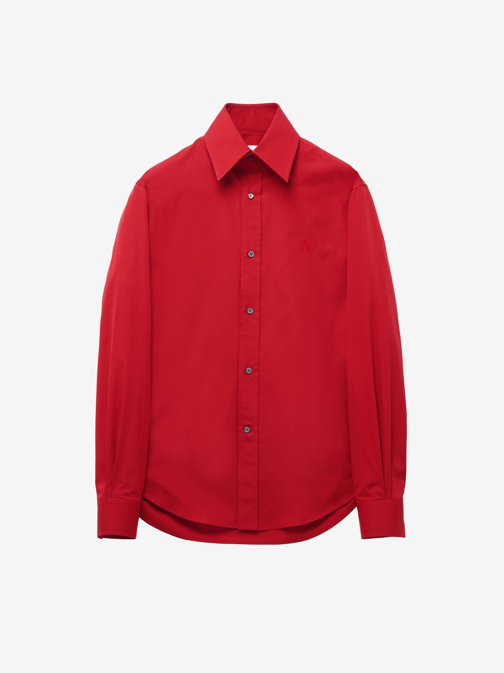 Alexander McQueen Men's Cropped Shirt Grey main image 1