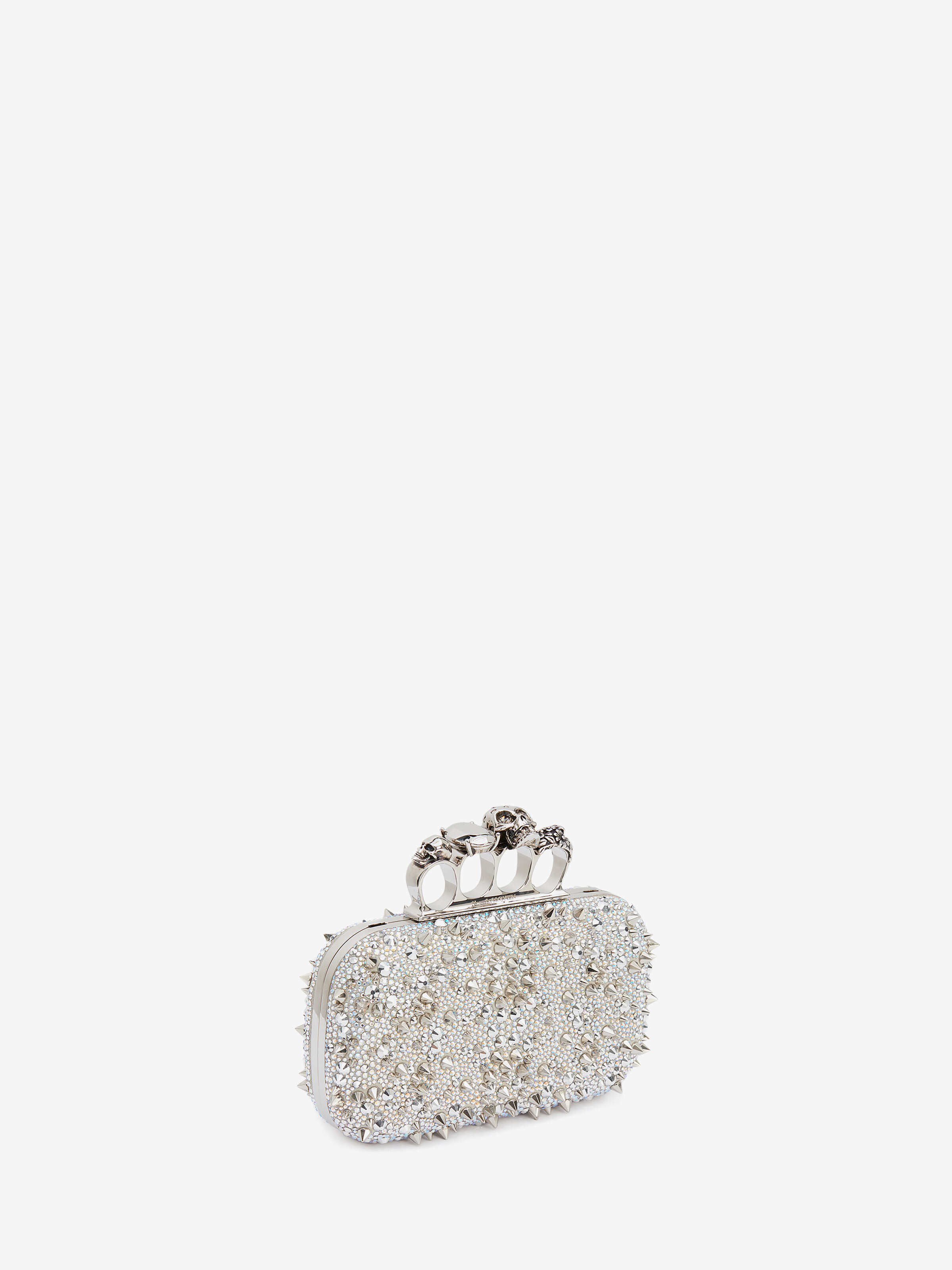 Minaudière Knuckle pour Femme en Blanc in Cuir de veau | Alexander McQueen - image 2