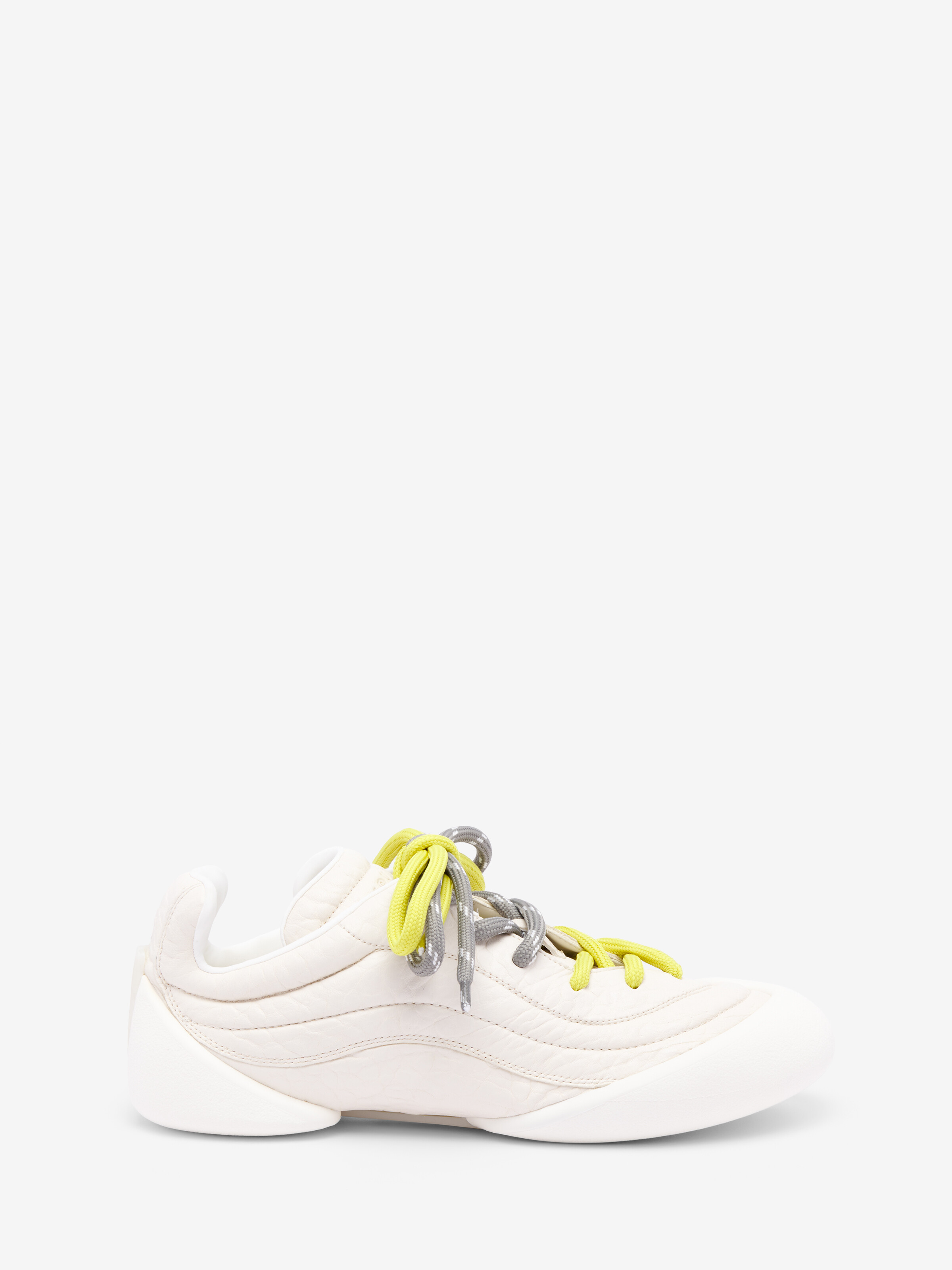 Men's Flexion Sneaker in Off White in Shearling | Alexander McQueen - image 1