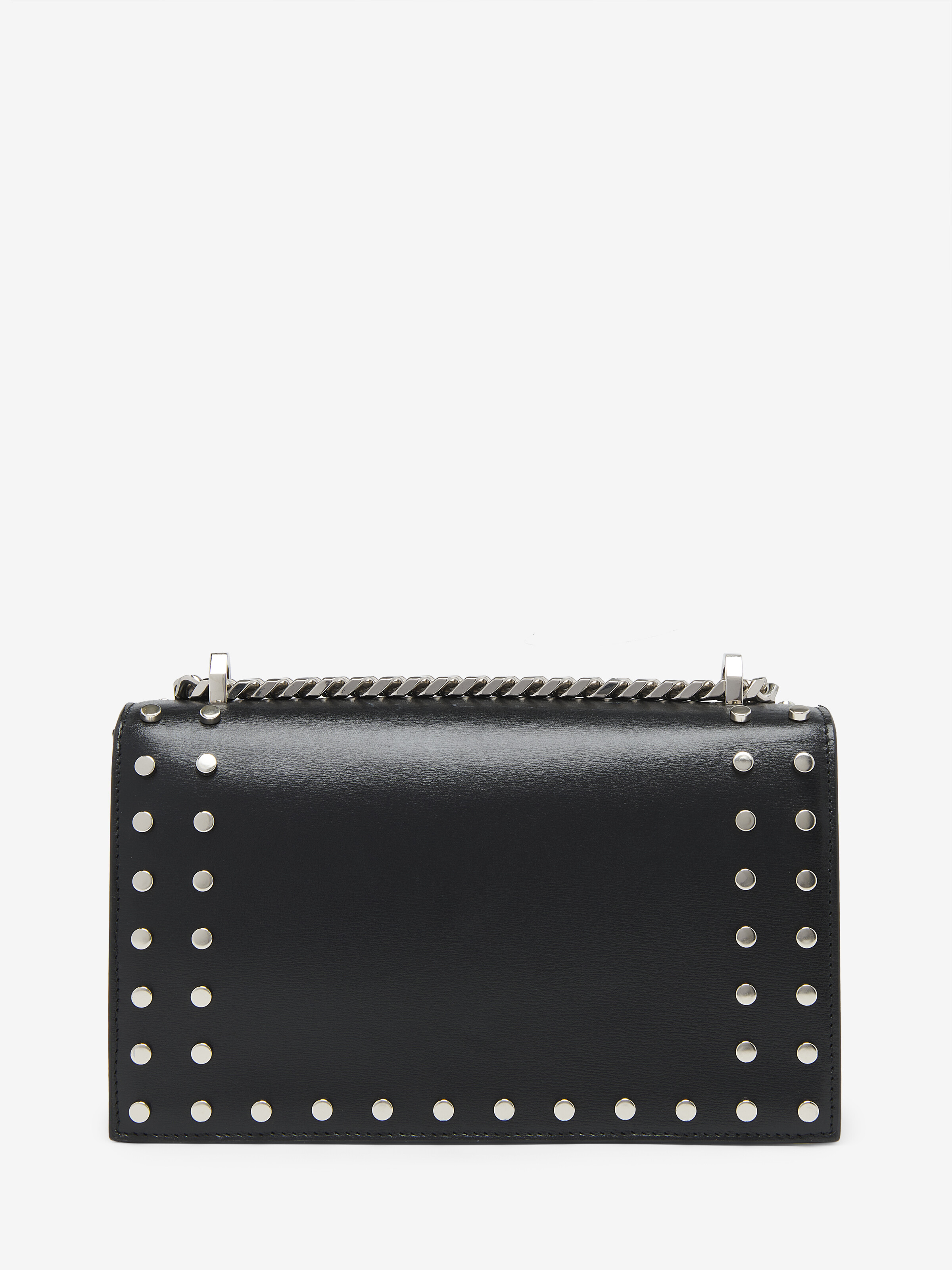Stud-embellished Jewelled Satchel