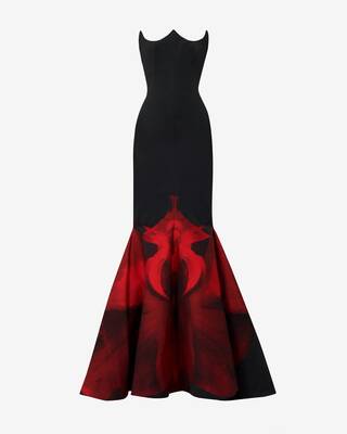 Ghost Orchid Evening Dress
