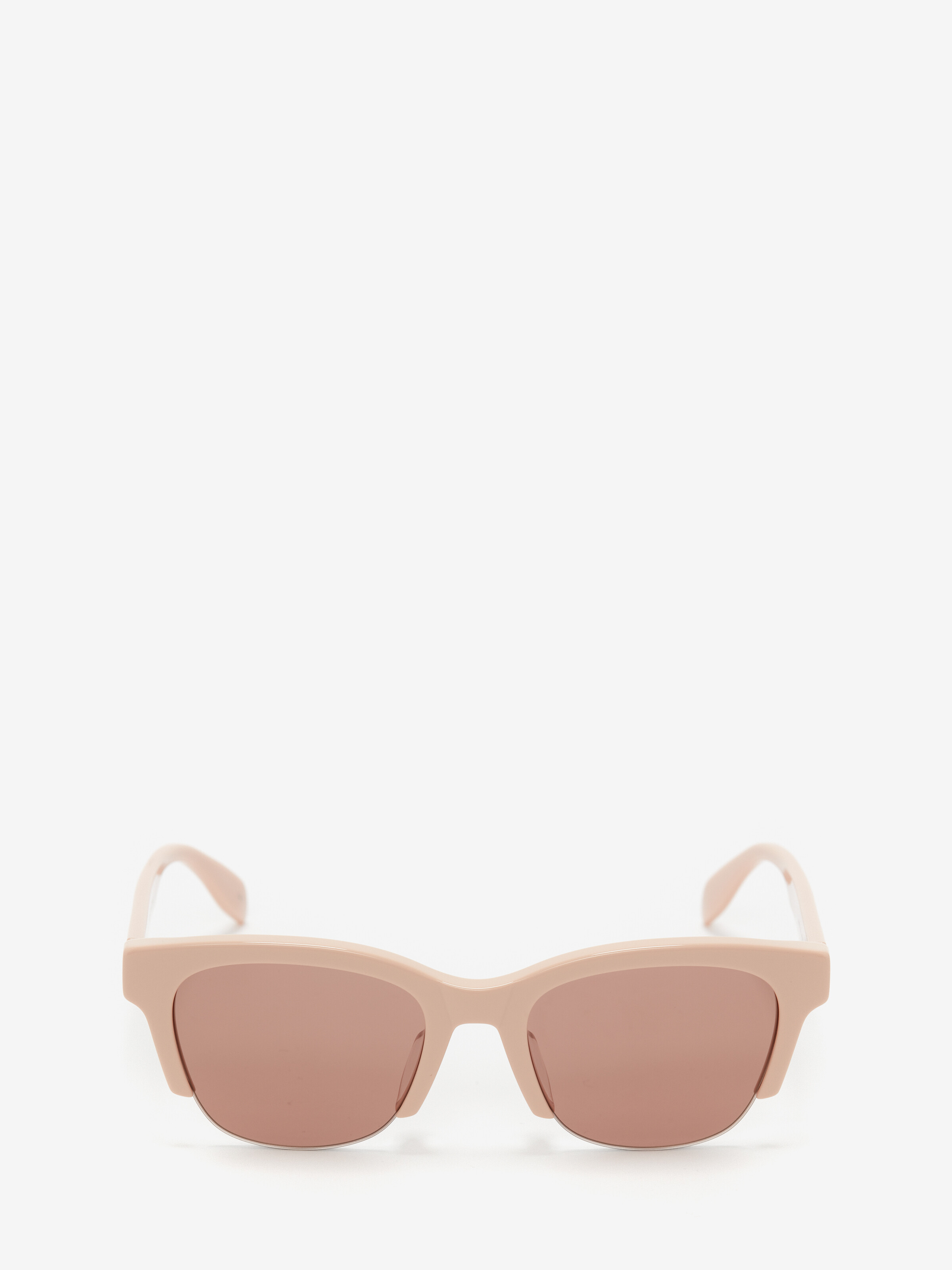 Occhiali da Sole Quadrati McQueen Graffiti in Rosa Antico in Plastica | Alexander McQueen - image 1