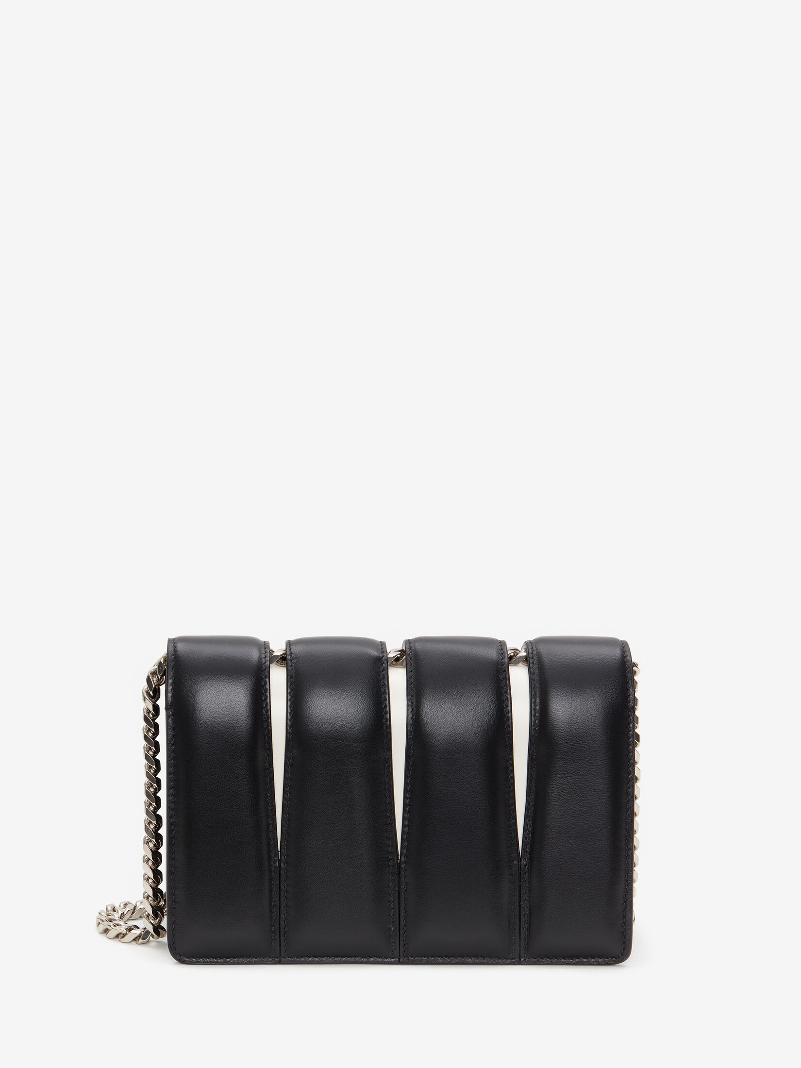 The Slash Bag in Black/Ivory | Alexander McQueen US