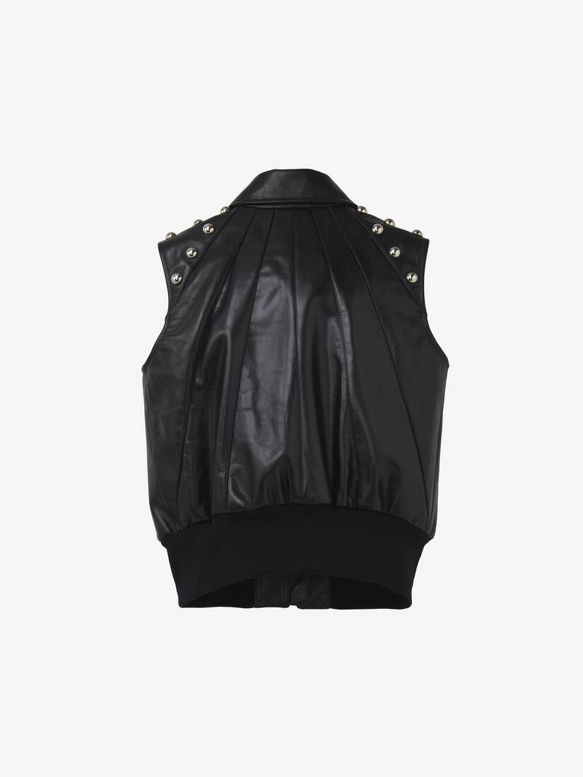Studded Leather Vest