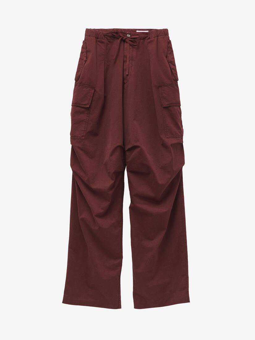 Pleated Cargo Trousers