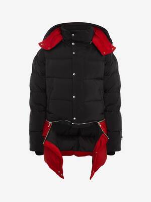 Deconstructed Quilted Down Jacket