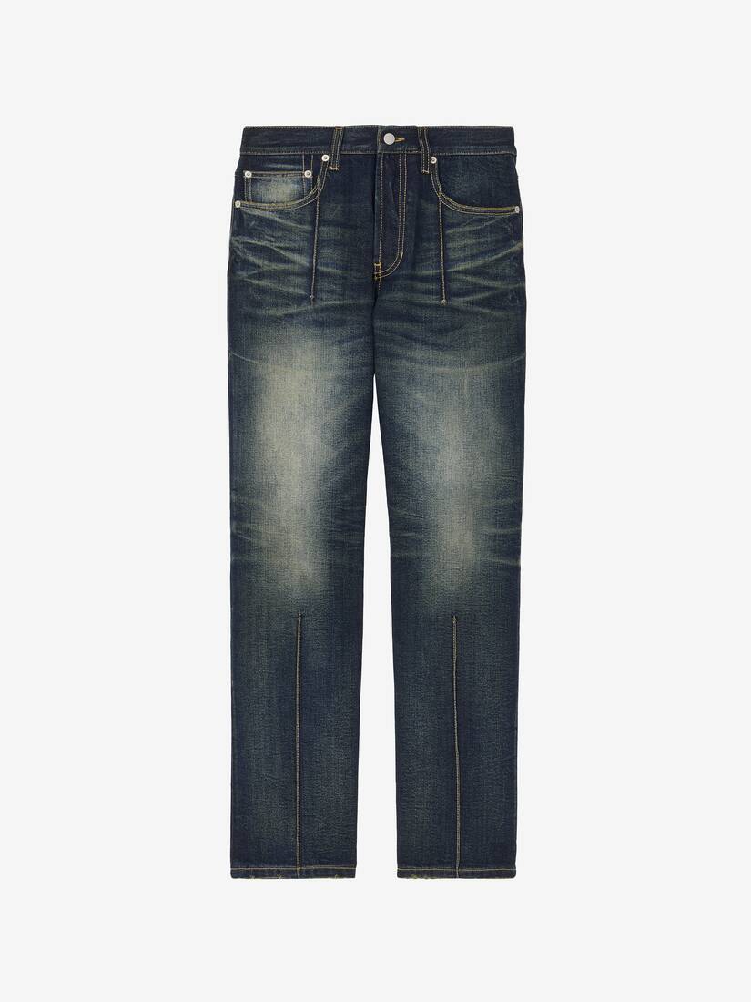 Darted Denim Jeans | Alexander McQueen - image 1