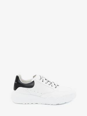Alexander McQueen Black Oversize Sneakers With White Sole for Men
