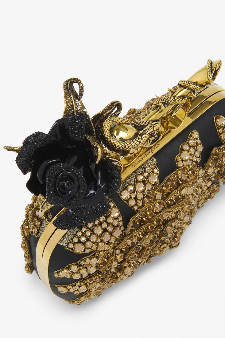 Rose & Snake Knuckle Clutch