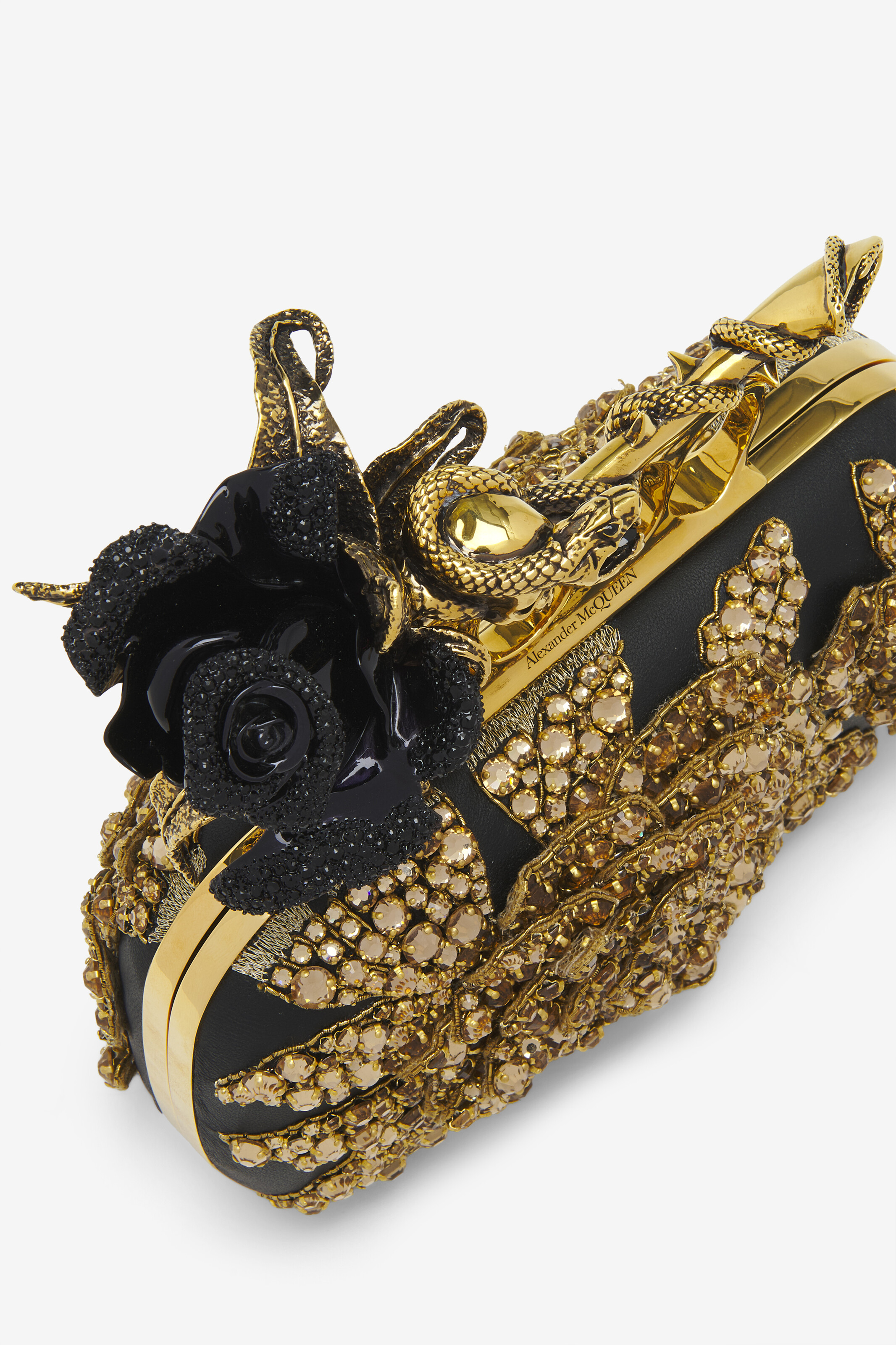 Rose & Snake Knuckle Clutch
