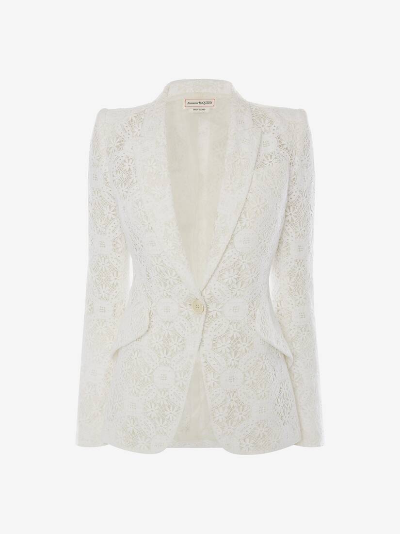 white silk jacket