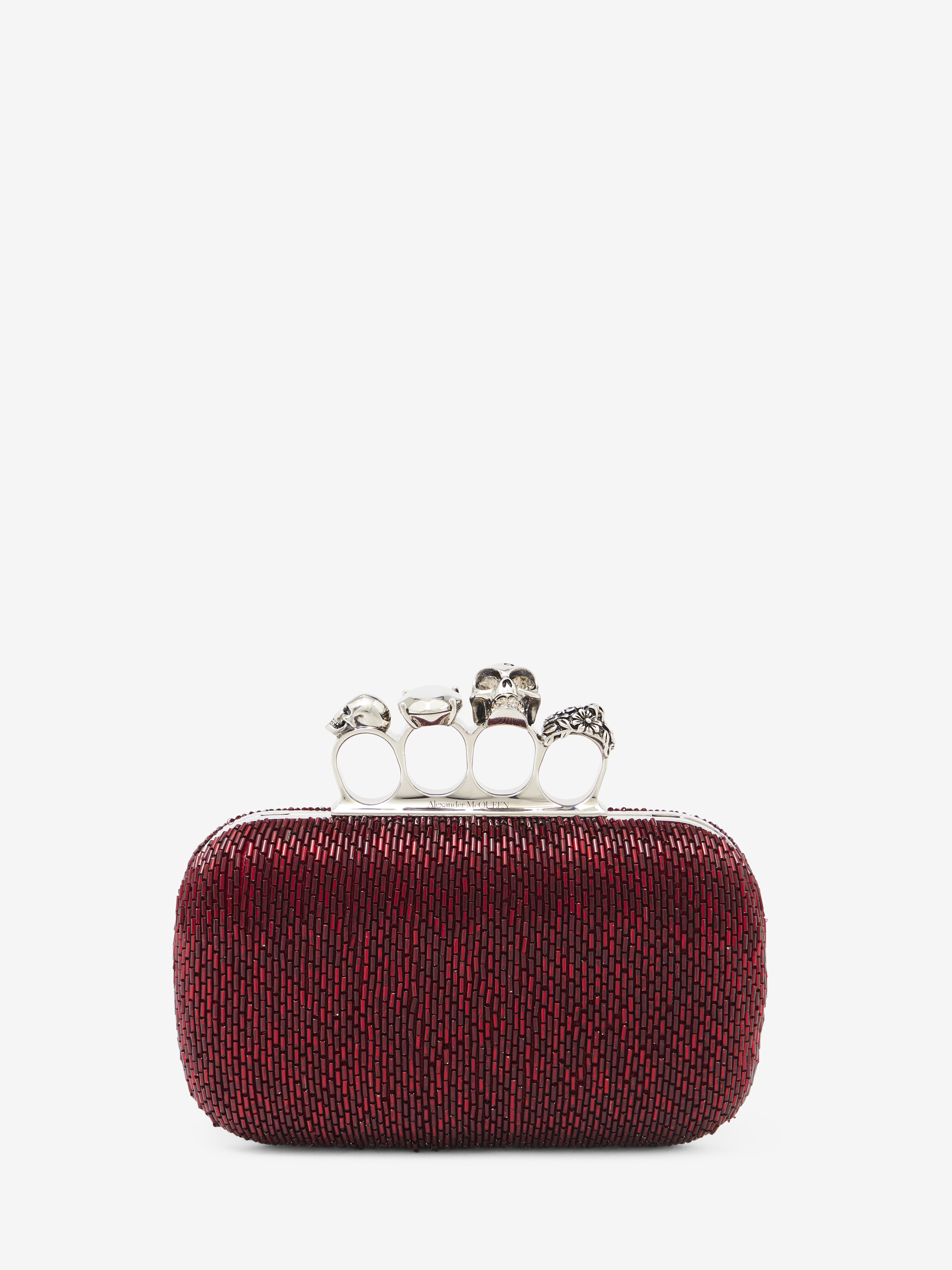 Shop authentic Alexander McQueen Skull Box Clutch at revogue for just USD  620.00
